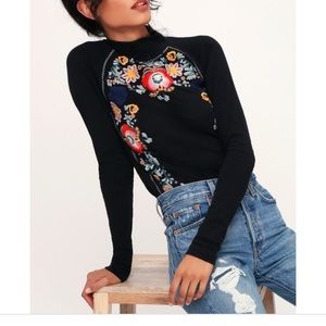 NWT Free People Disco Rose Top